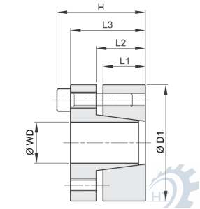 Zeichnung Spannsätze HT 10