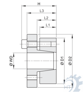 Zeichnung Spannsätze HT 11