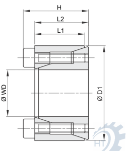 Zeichnung Spannsätze HT 18