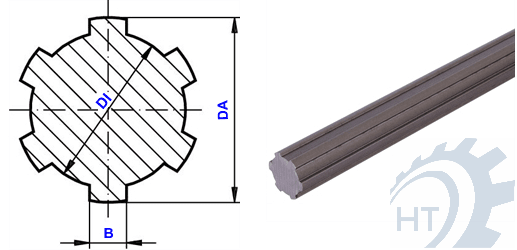 Keilwellen Stahl C45