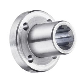 Keilnabe mit Flansch Stahl C45